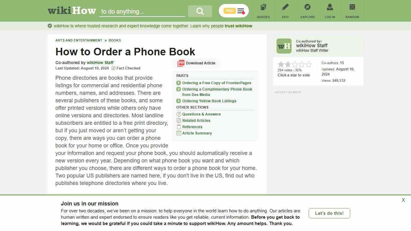 How to Order a Phone Book: 8 Steps (with Pictures) - wikiHow